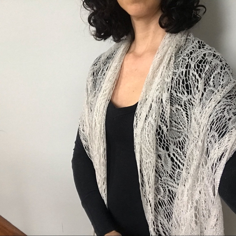 Lace scarf/ wrap